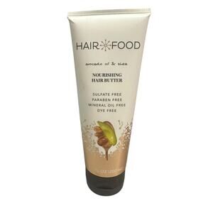 Hair Food Nourishing Hair Butter Avacado Oil Shea 6.7 Fluid Ounces NEW HTF